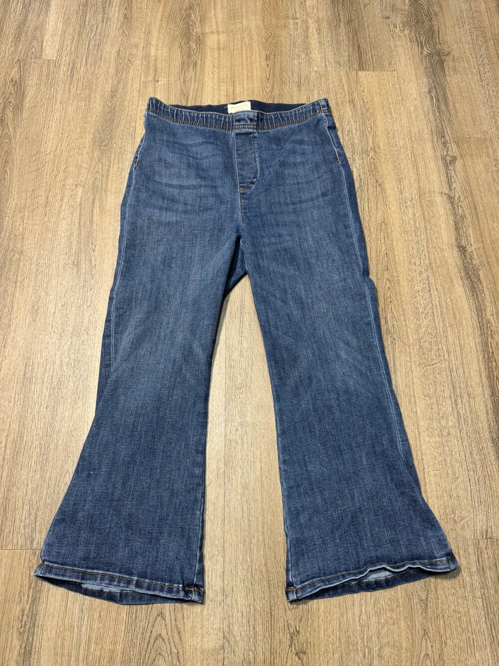 Pilcro by Anthropologie Wide Leg Flare Stretch Jeans